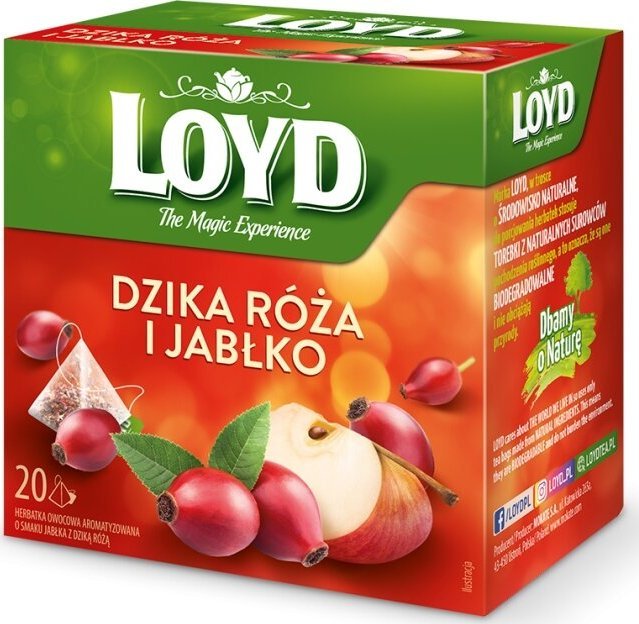 Loyd Herbata Dzika Róża z Jabłkiem 20 torebek