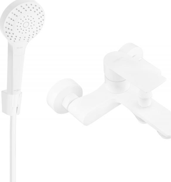 Bateria prysznicowa Mexen Mexen Royo R05 bateria wannowa z zestawem prysznicowym, biała - 7223R05-20