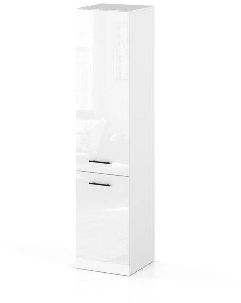 Słupek Kuchenny Stojący 50cm Szafka Kuchenna S50 Spremium Biały Połysk