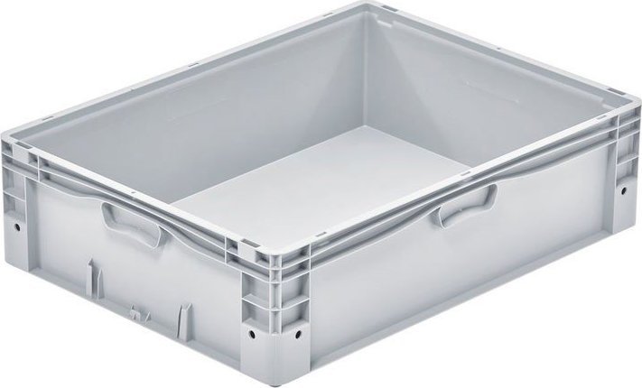 qBox Pojemnik magazynowy o wym. 80x60x22 cm, atest na kontakt z żywnością