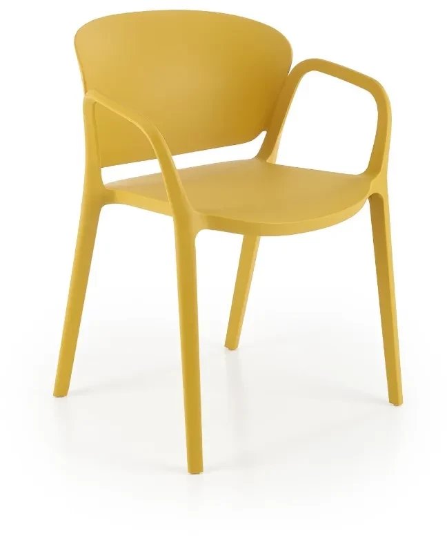 Krzesło K491 musztardowe HALMAR