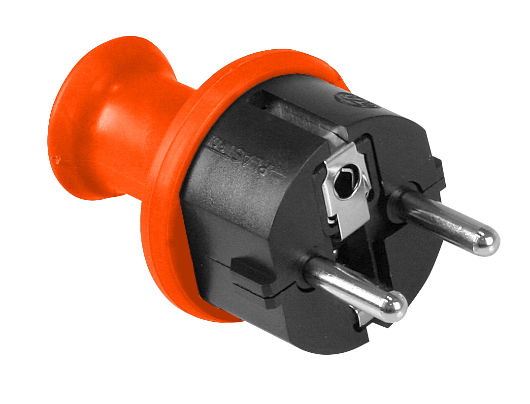 Opal Wtyczka prosta rozbieralna WT-40H 16A IP44 pomarańczowa