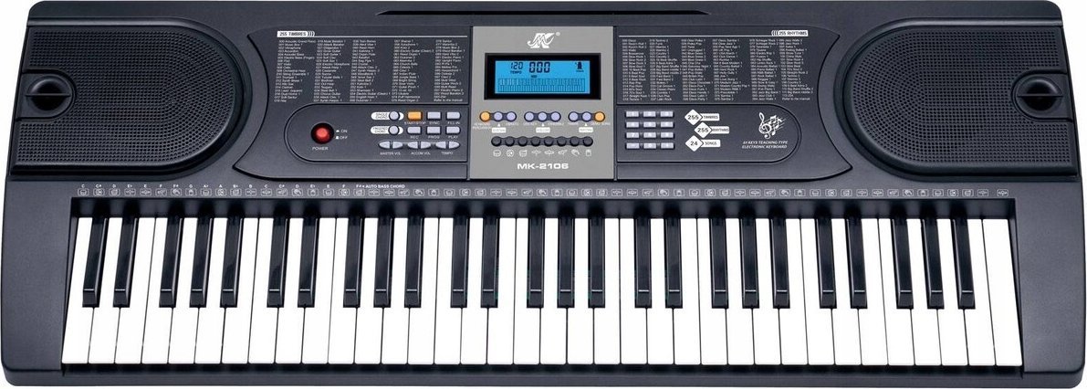 Keyboard Organy 61 Klawiszy Zasilacz Mikrofon MK-2106