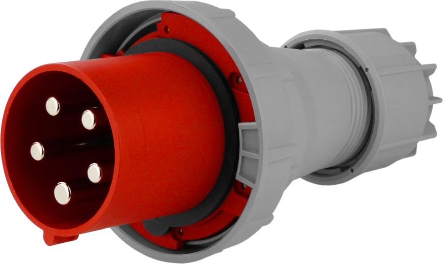 PCE Wtyczka przenośna 63A/5P IP67 PCE Typ 035 TWIST 0061
