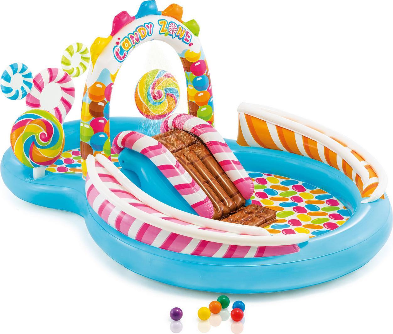 Intex Dmuchany plac zabaw Cukierek 295x191cm (57149)