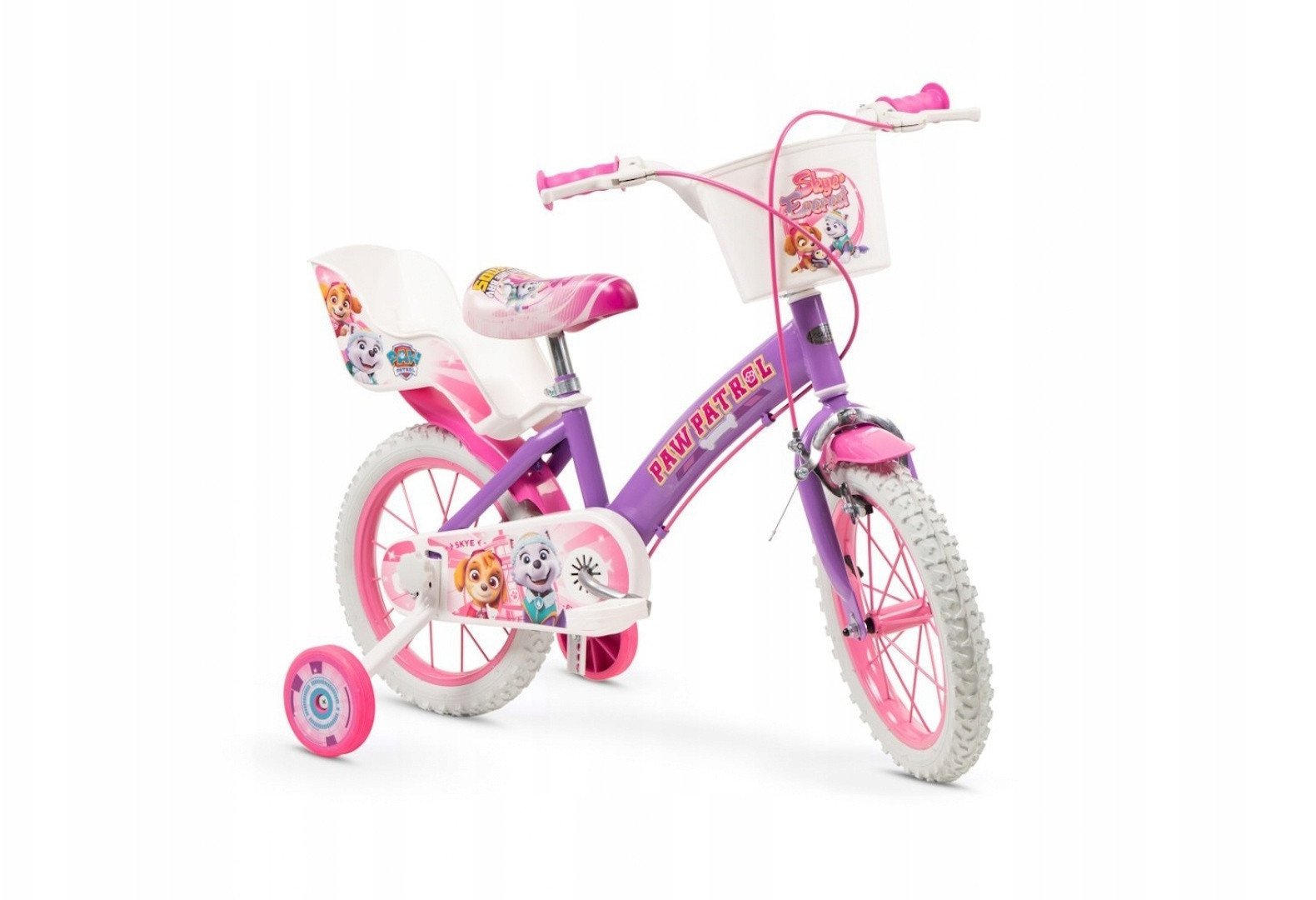 Toimsa Rower dziecięcy 14" Psi Patrol Fiolet 1480 Girl TOIMSA
