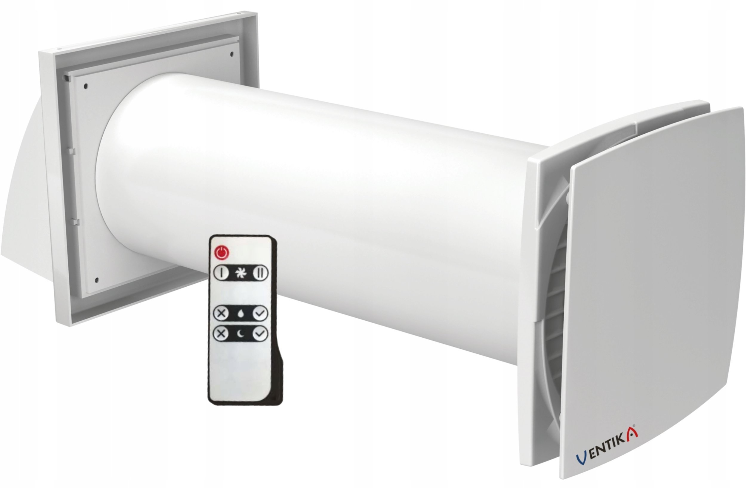 Urządzenie wentylacyjne do pojedynczych pomieszczeń Ventika SoloPlus z wymiennikiem ceramicznym VENTIKASOLO125PLUS