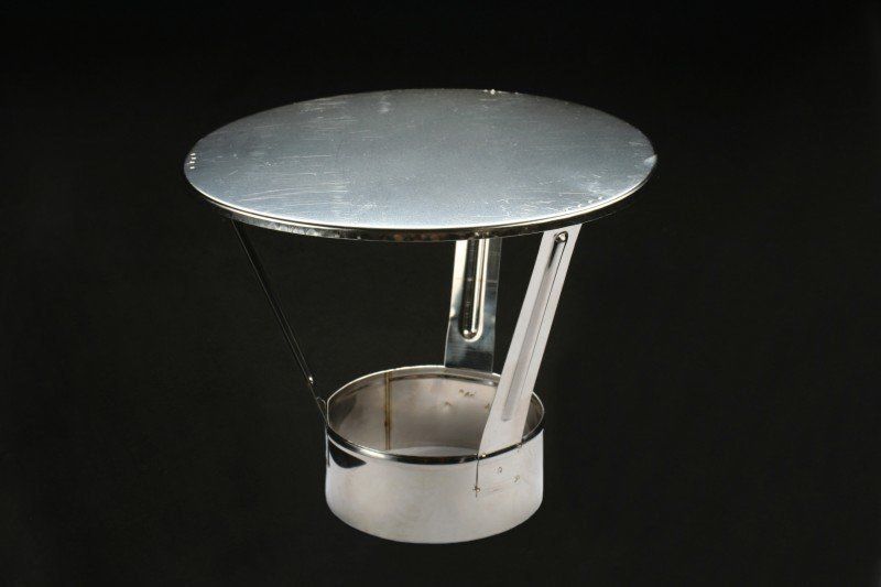 Krzys-Pol Parasol kominowy do kotłów z otwarta komorą spalania 100mm (SJBPA100)