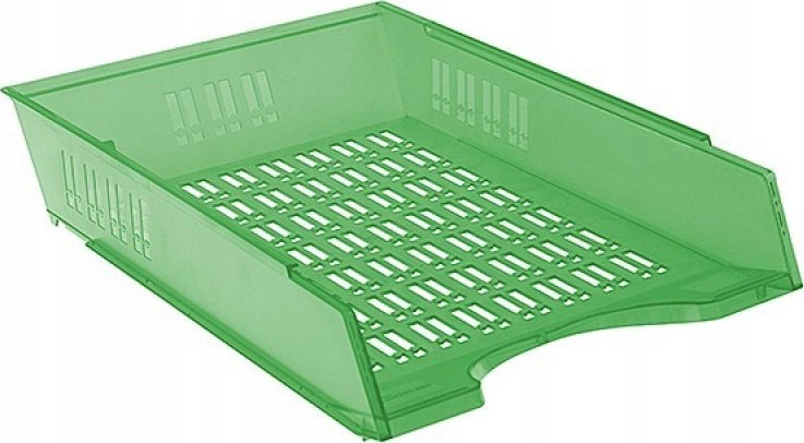 Donau Szufladka na biurko DONAU, 370x256x70mm, ażurowa, transparentna zielona