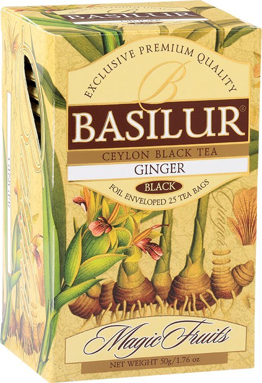 Basilur Herbata czarna ekspresowa Ginger 25x2g