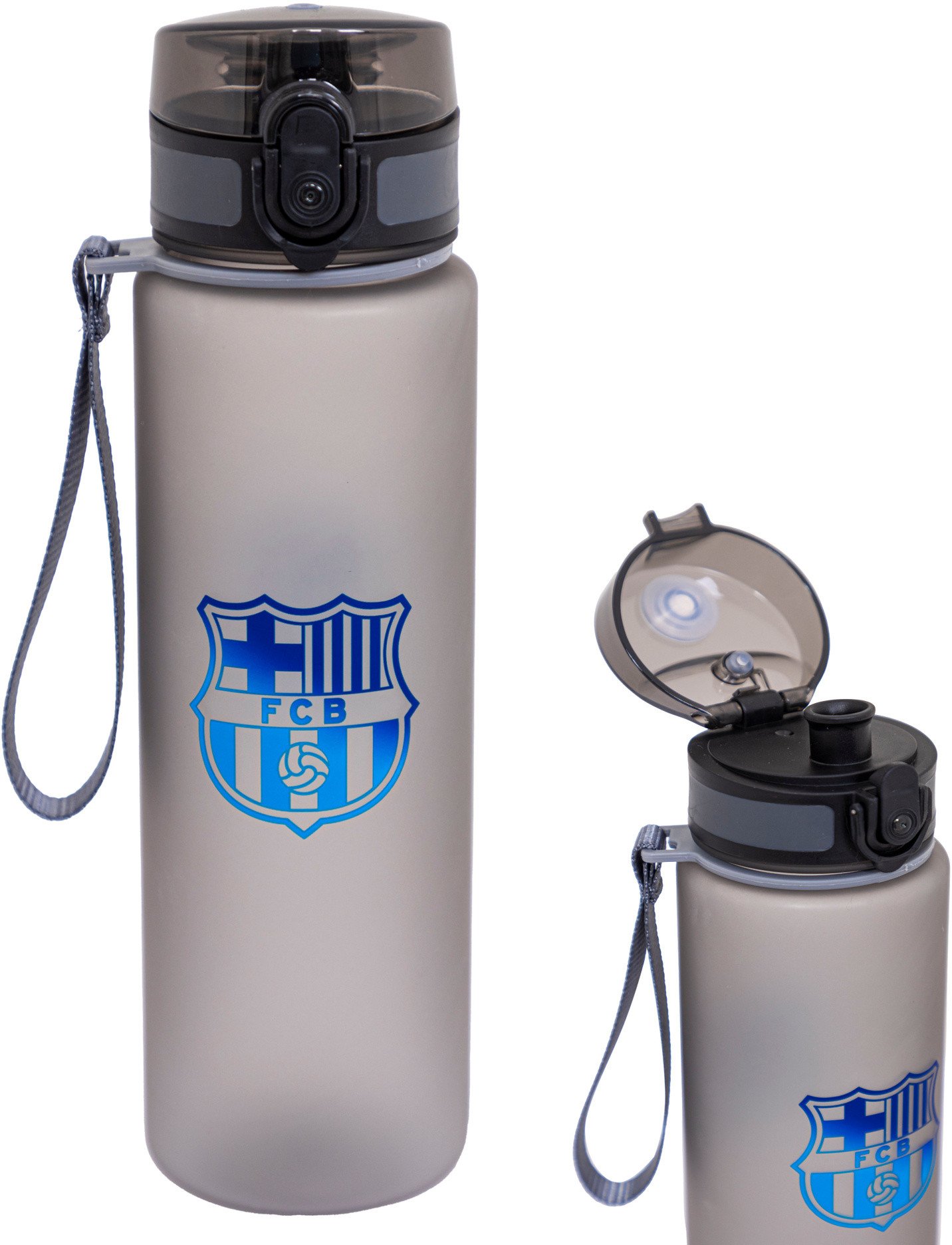 Bidon na wodę AQUA PURE butelka z rurką 600ml FC Barcelona Young ASTRA