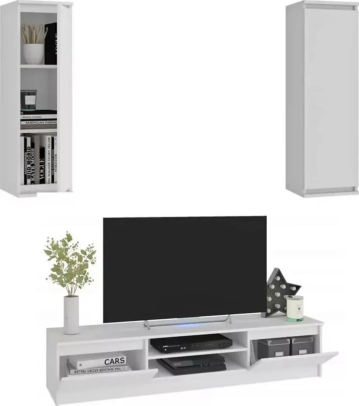 Elior Biała meblościanka do salonu - Rimero