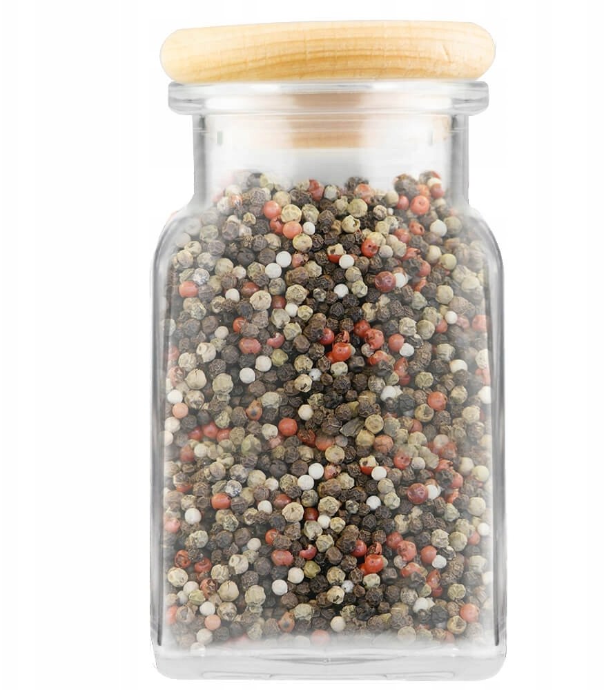 SŁOIK SŁOICZEK 150ML NA PRZYPRAWY DREWNIANY KOREK