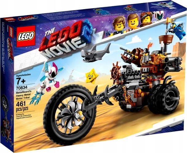 LEGO Movie 2 Trójkołowiec Stalowobrodego (70834)