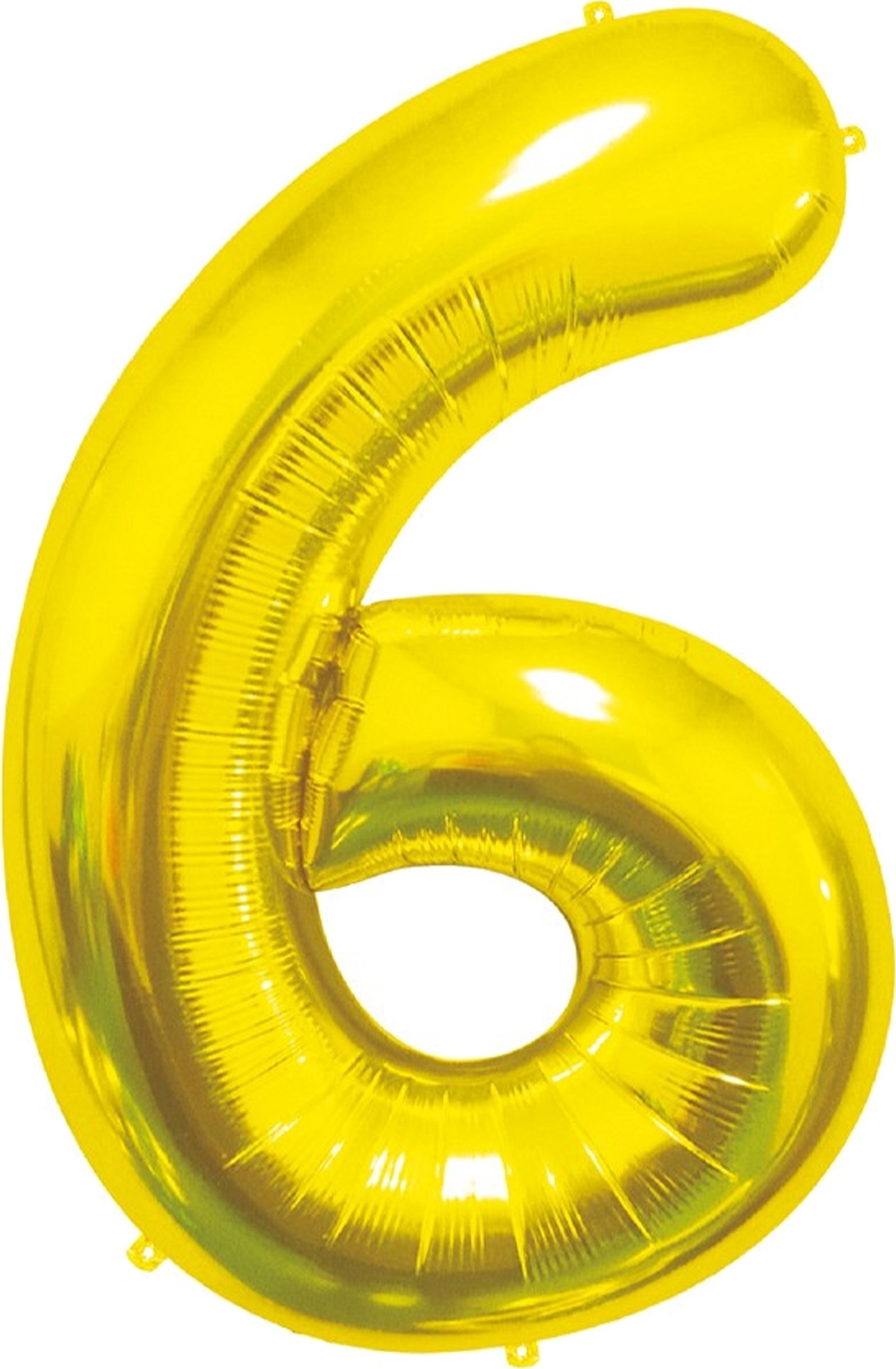 GoDan Balon foliowy B&C Cyfra 6 złota 85cm BC-HZL6