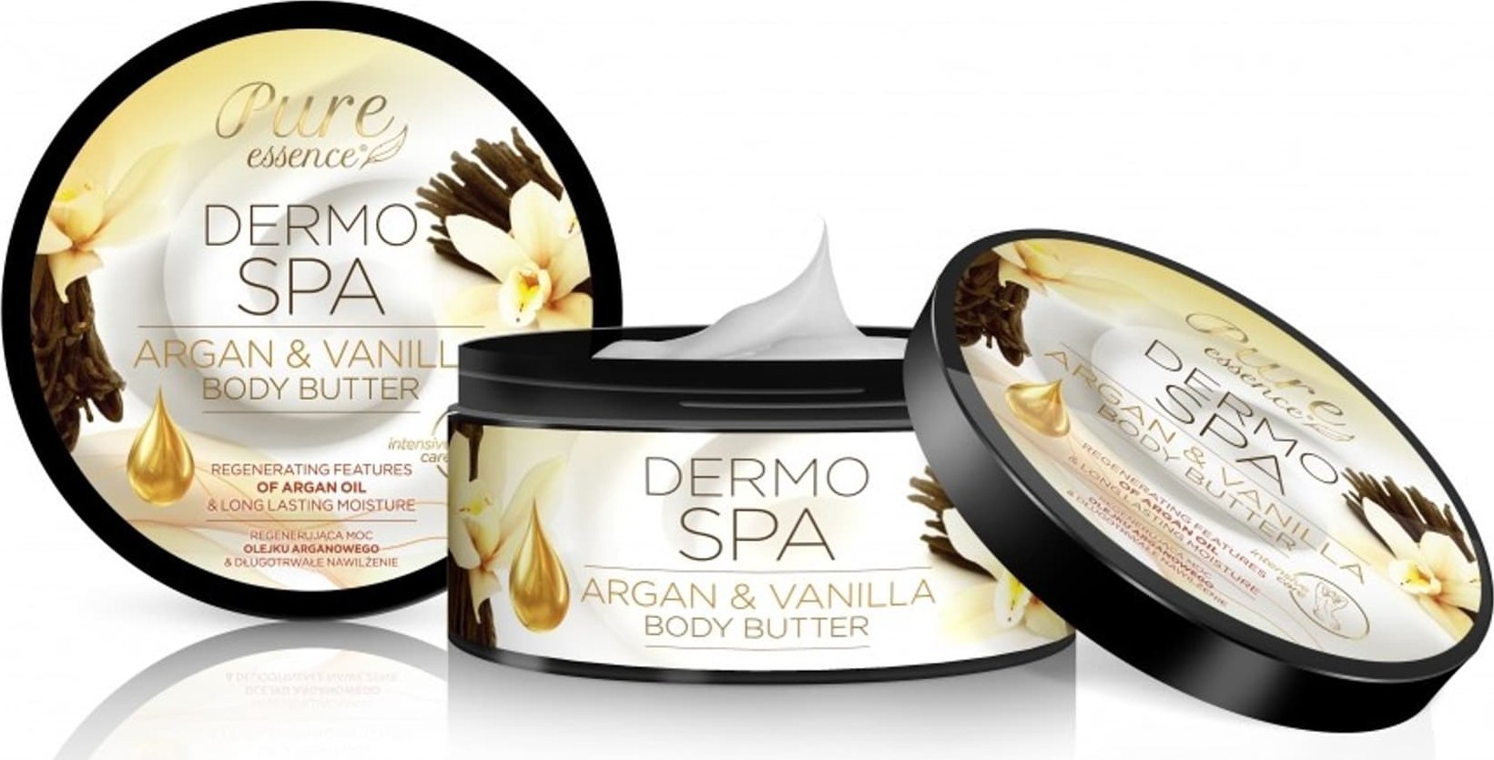 Revers Pure Essence Dermo Spa Regenerujące Masło do ciała Argan & Vanilla 200ml