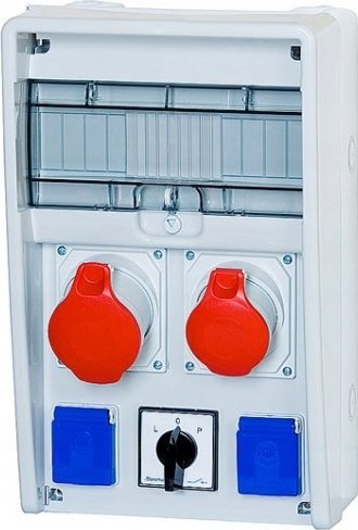 F-Elektro Rozdzielnica 12M ULISSE 2x16A/5P, 2x230V, L/P IP65