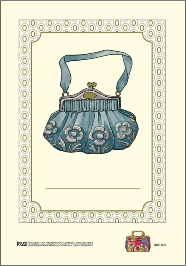 Rossi Naklejki dekoracyjne BKP 007 Torebka 6szt ROSSI