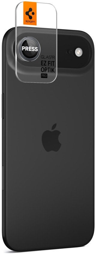 Spigen Optik Pro L-Series Glas.TR EZ Fit Szkło ochronne na obiektyw do iPhone Air (Black / Red)