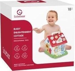 Domek sorter z pianinkiem światło dźwięk