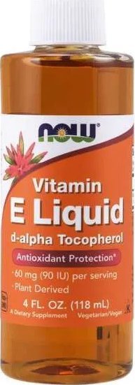 NOW Foods NOW Foods - Witamina E Liquid, Płyn, 118 ml