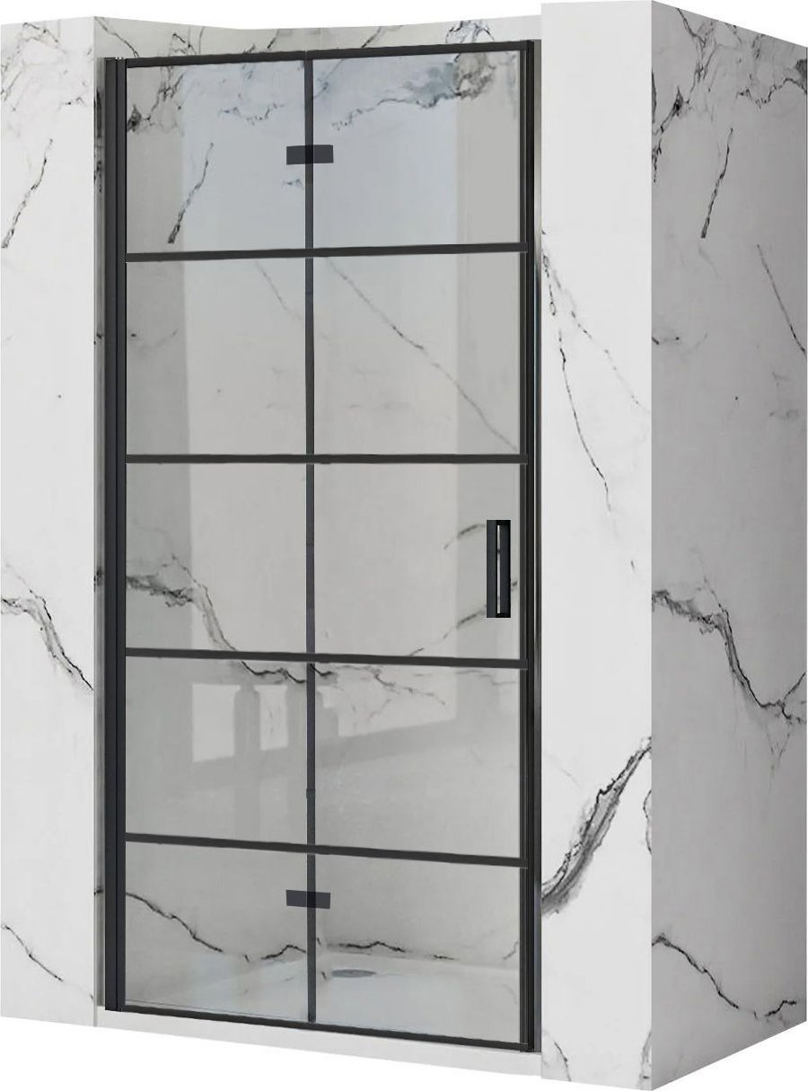 Rea Drzwi prysznicowe Rea Molier Black 80