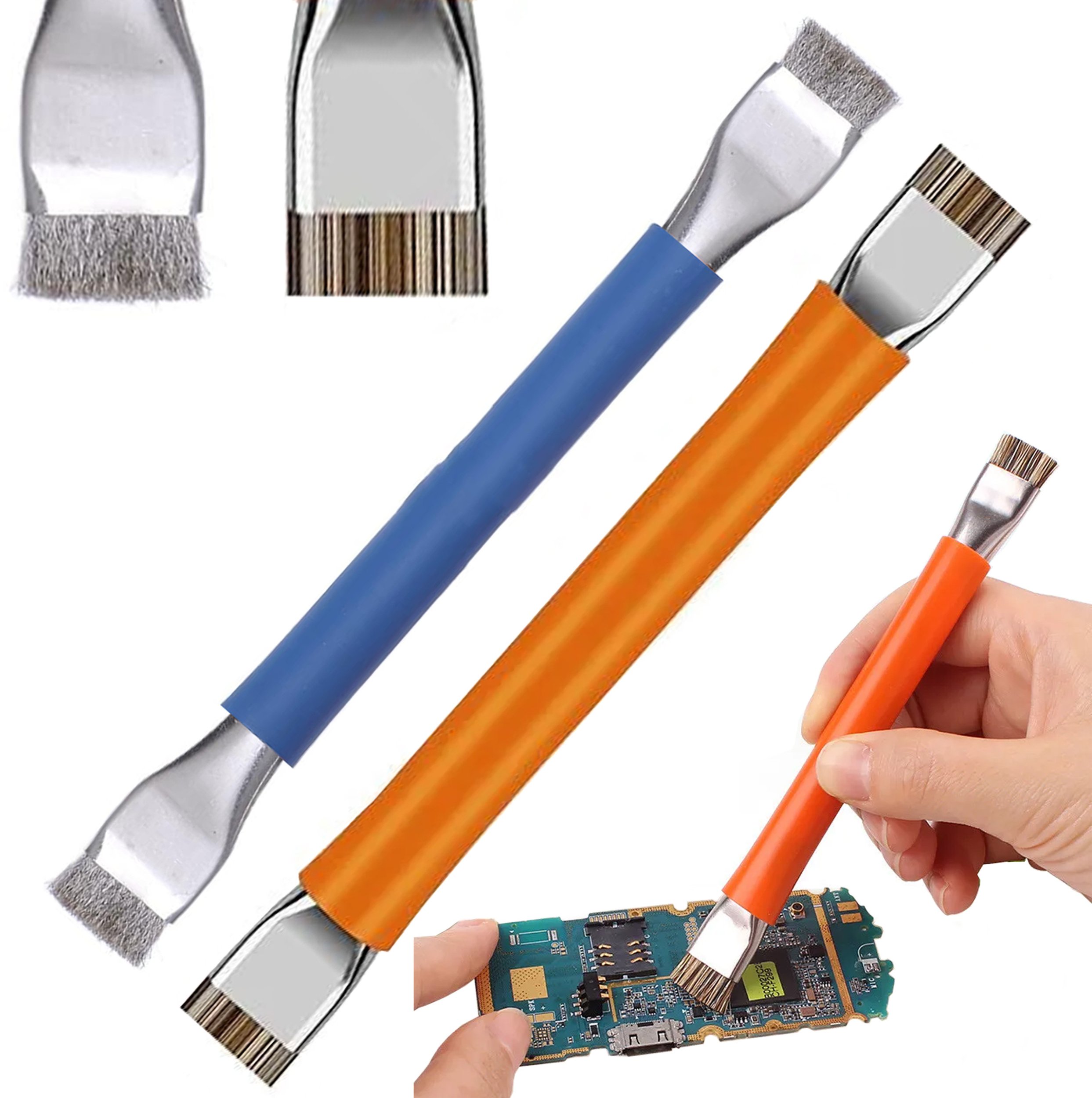 Szczotka Pędzelki Pędzel Dwustronny do Czyszczenia Elektroniki Płytek
