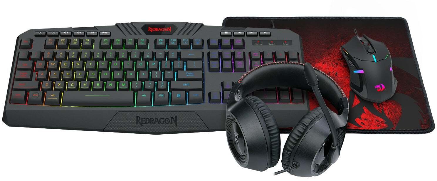 Redragon S101-BA-3 + Słuchawki + Podkładka (SET S101-BA-3)