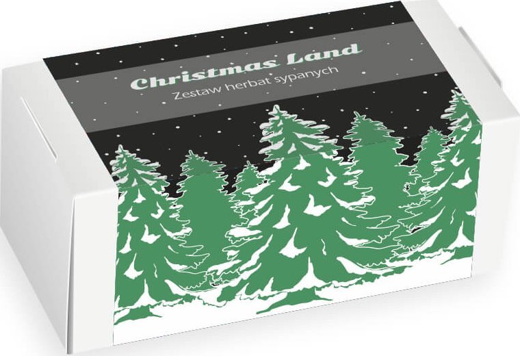 Cup&You Duży zestaw herbat Christmas Land - 20 różnych rodzajów - pomysł na prezent upominek na święta mikołaja gwiazdkę wigilię Boże Narodzenie pod c