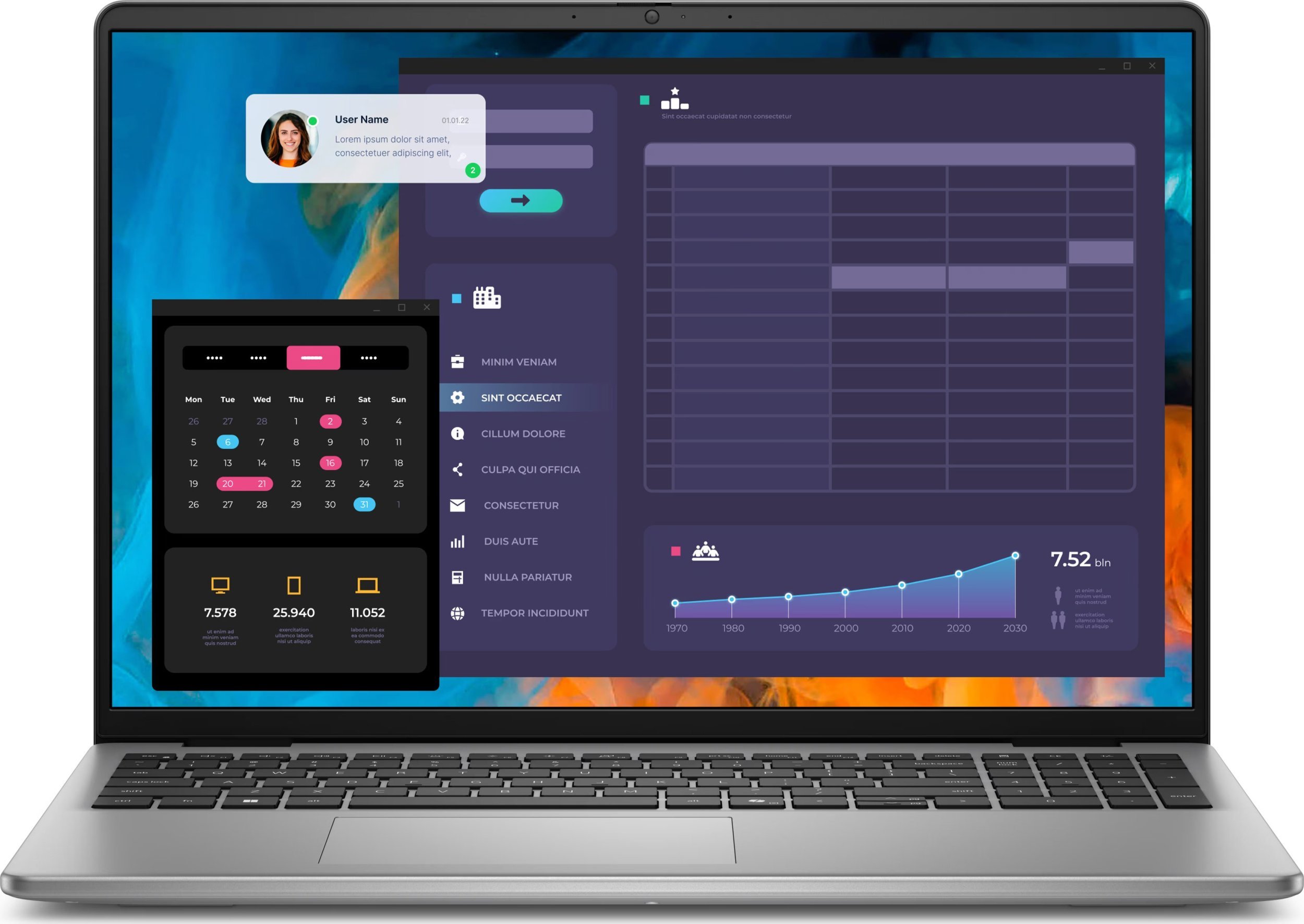 Laptop Dell Vostro 5640 Core 5 120U / 16 GB / 1 TB / W11 Pro (N1006VNB5640EMEA01)