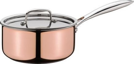 Hurtel Rondel miedziany, 2,7 l, śred. 20 cm, miedź/stal nierdzewna 18/10 CULINOX / Spring