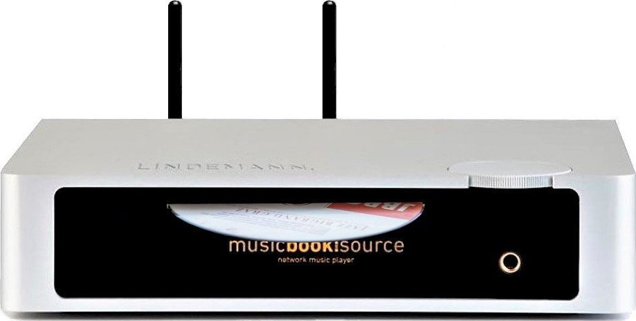 Lindemann LINDEMANN MUSICBOOK SOURCE II CD - Sieciowy odtwarzacz muzyki z odtwarzaczem CD / Przedwzmacniacz, streamer i wzmacniacz słuchawkowy w jedny