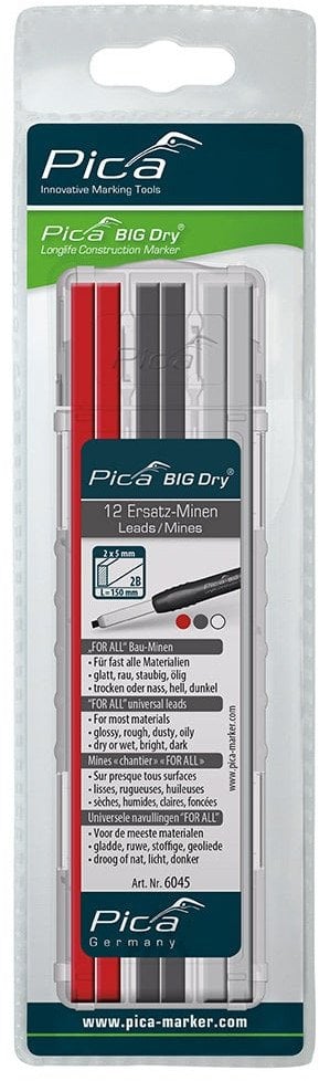 Pica-Marker Pica BIG DRY Refills FOR ALL Red/Graphite/White - SB