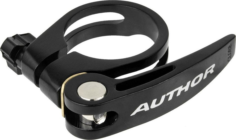 Author Obejma wspornika siodła z zaciskiem mimośrodowym Author AQR-C13 34.9 mm czarna uniwersalny