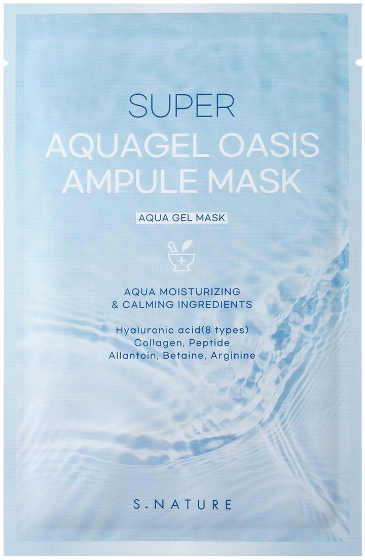 S.Nature Super aquagel oasis ampule mask nawilżająca maska w płachcie 30ml