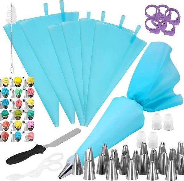 Springos Zestaw cukierniczy 70 el. do dekoracji, akcesoria do dekorowania ciast i tortów UNIWERSALNY