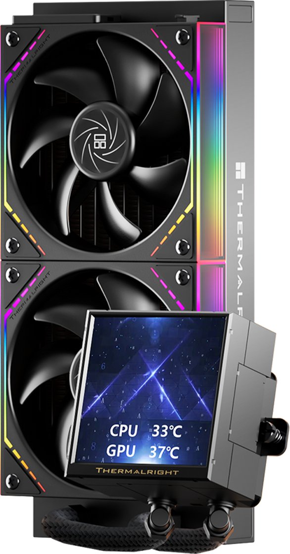 Chłodzenie wodne Thermalright Peerless Vision 240 ARGB Black