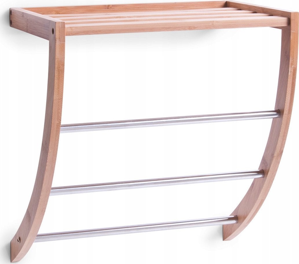 Zeller Wieszak na ręczniki + półka łazienkowa, 2 w 1, ZELLER