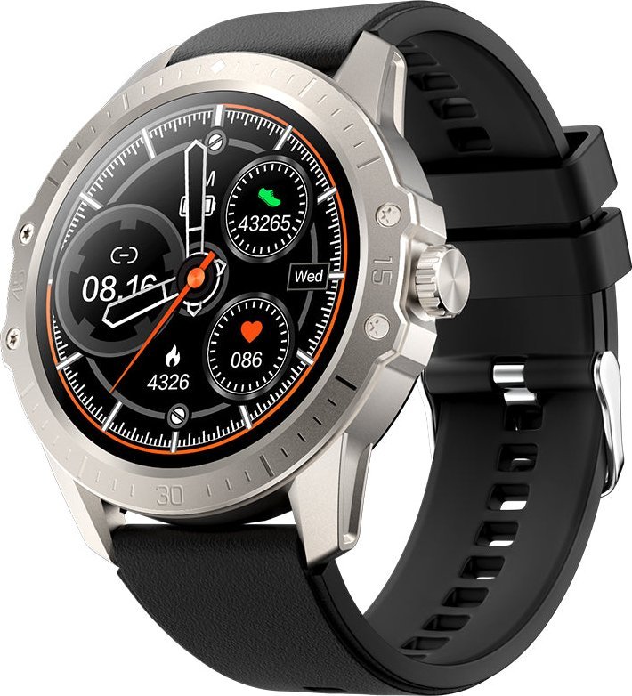 Smartwatch Kumi GW2 Czarny (KU-GW2/SR)