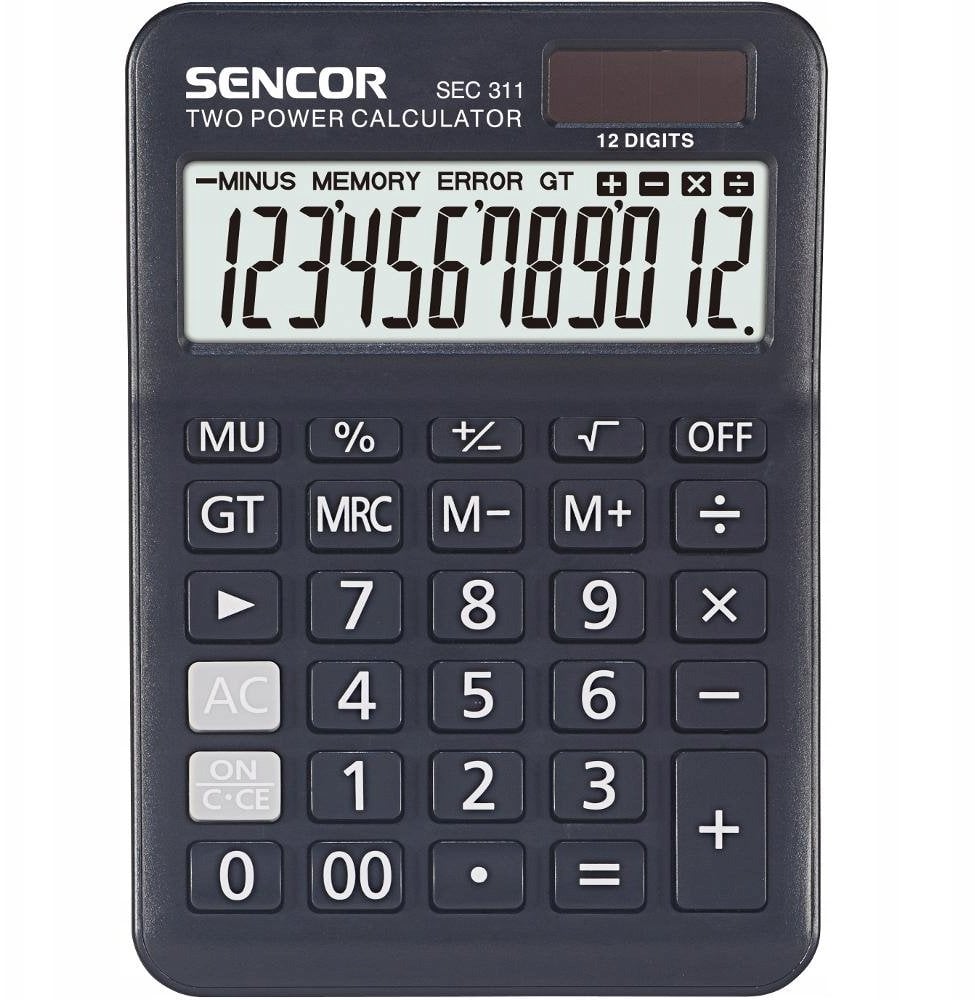 Sencor SEC 311 Calculator 12 digit display