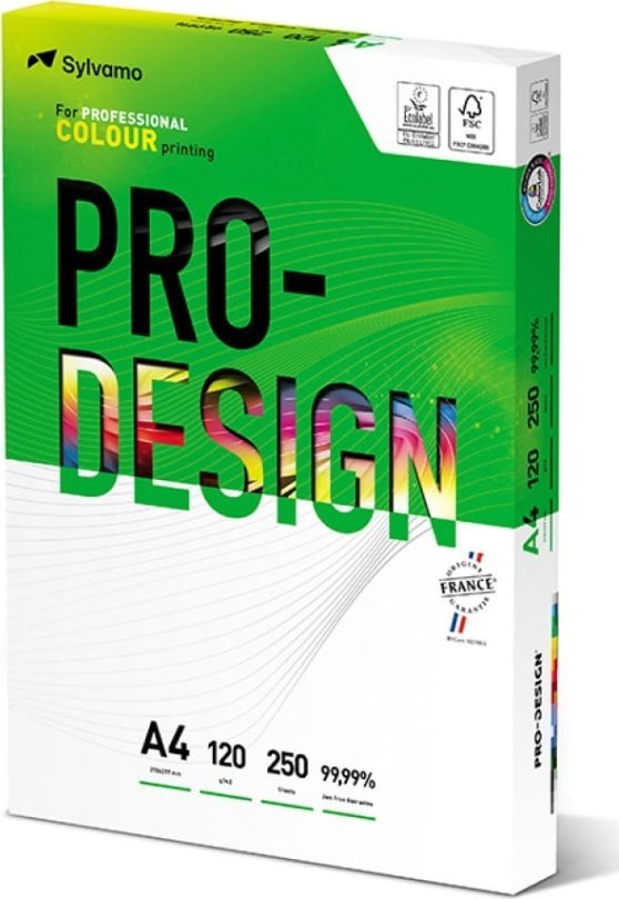 Papier Ksero A4 Satynowany Pro-Design 120g /250ark/