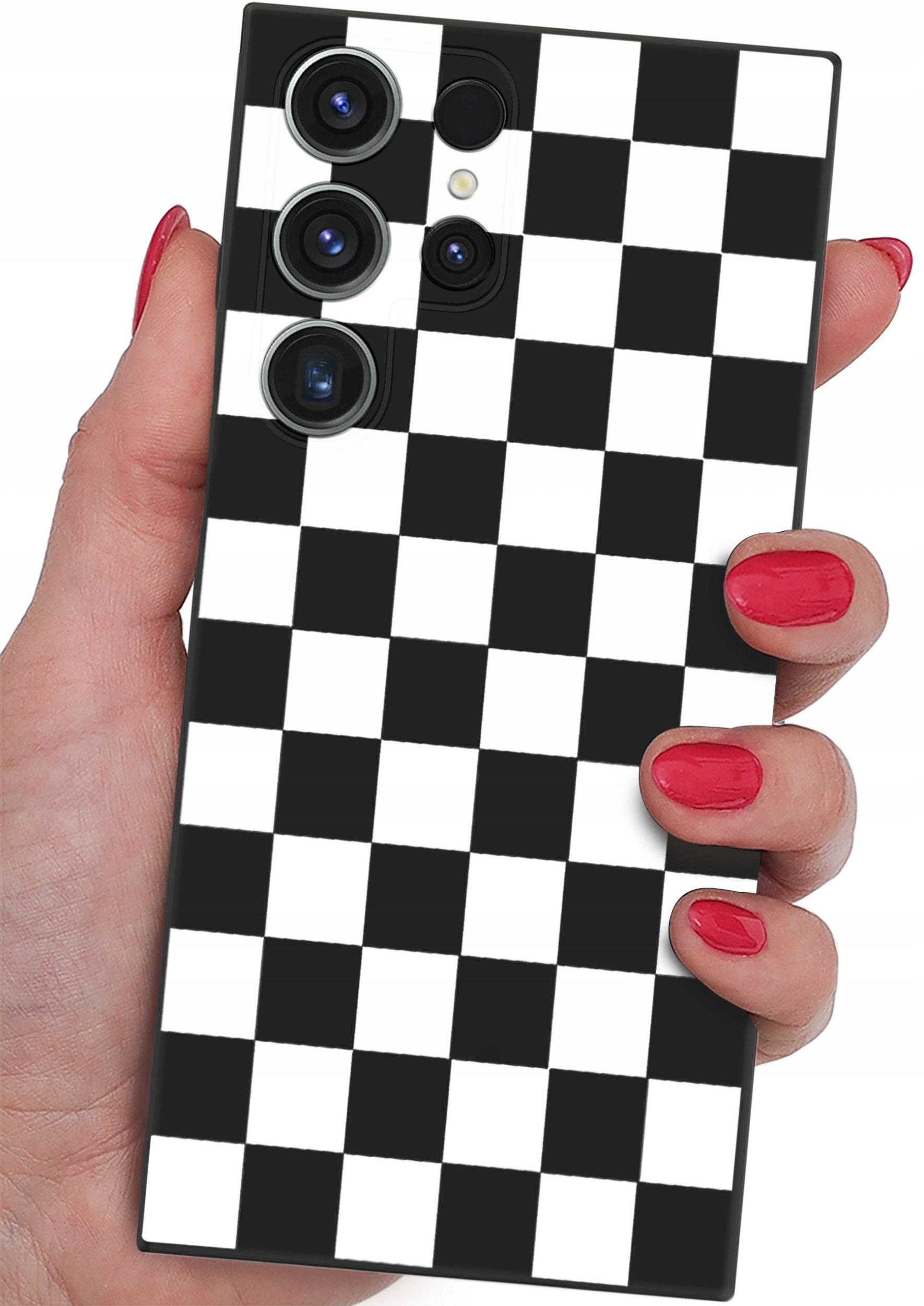 ETUI do Samsung Galaxy S24 Ultra CASE WZORY SOFT MATT PLECKI + SZKŁO 9H