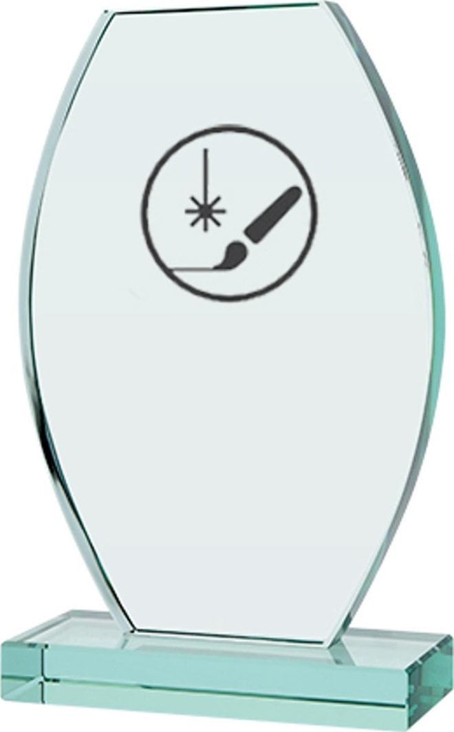 Victoria Sport Trofeum szklane grawerowane z etui + wypełnienie farbą