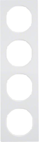 Berker Ramka poczwórna R.3 biała (10142289)