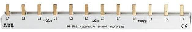 Szyna łącząca 4x3-fazowa PS3/12 2CDL231001R1012