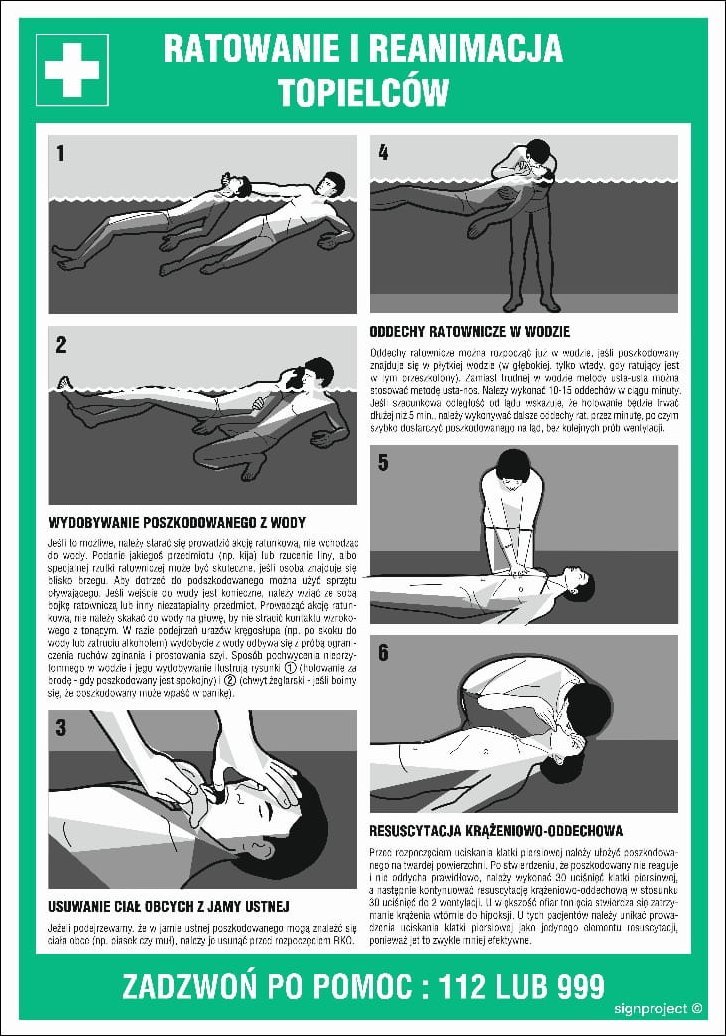 Mój dom Instrukcja Ratowania I Reanimowania Topielców Bhp Libres Polska Sp Dd004_245X350_Hn 5904937010215