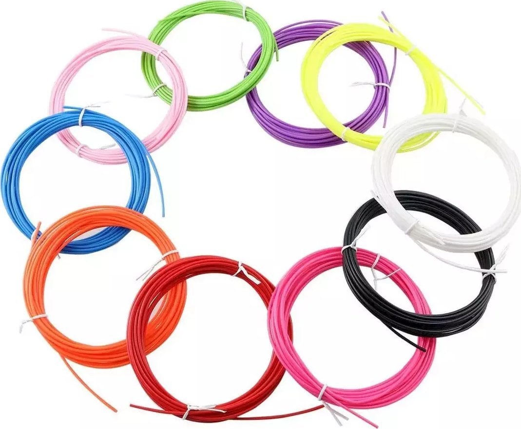 Fusion Accessories 3D printing pen abs filament with 10 colors 1.75 mm / 5m FUS3DFIL