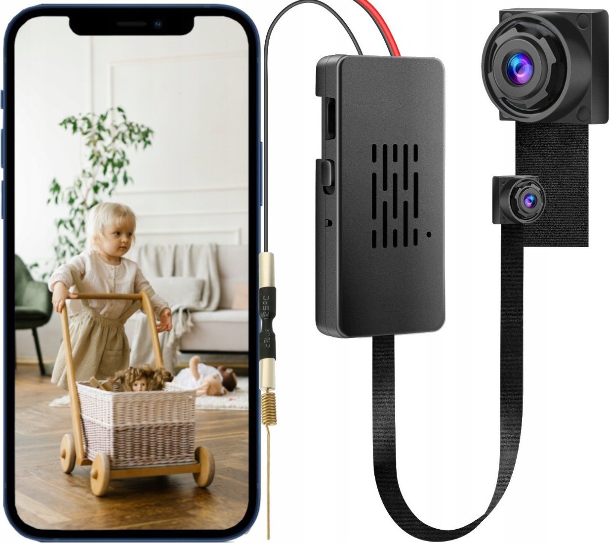 Kamera IP Spreest MINI KAMERA SZPIEGOWSKA IP WIFI HD UKRYTA DETEKCJA