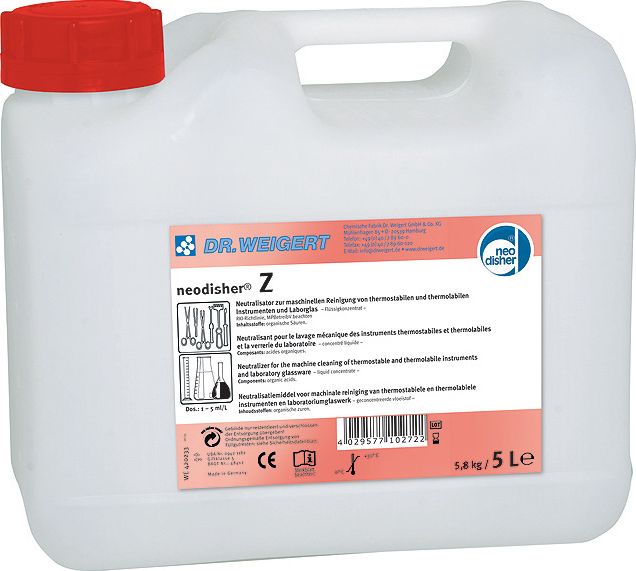 Neodisher Neodisher Z - Kwaśny środek neutralizujący - 5 l