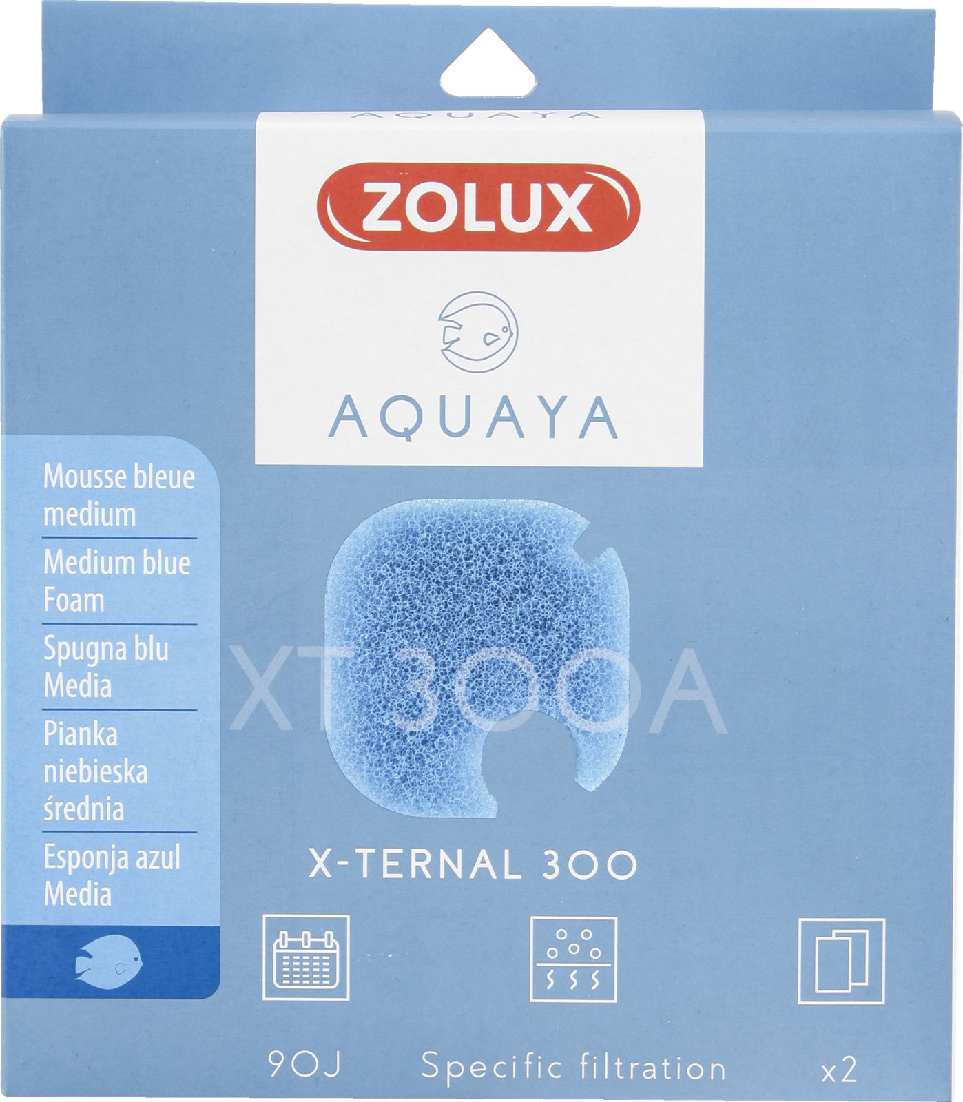 Zolux AQUAYA Wkład gąbka Blue Foam Xternal 300